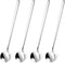 Long Ice Tea Spoons, 6.7 Inch Stirring Spoons Long Handle Ice Spoon Silver Coffee Cocktail Spoon for Stirring Ice Cream Tea Coffee Milkshake Cold ...