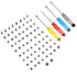 MMOBIEL Complete Full Screw Set Compatible with iPhone 11 6.1 Inch with 2 of each Pentalobe Screw Color Incl. 4 Screwdrivers...