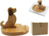 Cute Dog Cellphone Holder Stand Wooden Smartphone Desk Holder for All Mobile Phones Animal Phone Stand Desk Ornament...