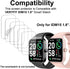 Screen Protector Compatible with SKG V7 Cyber, IDW15 1.8” Fitpolo, TMHAI VERYFIT Smart Watch (Answer/Make Calls), Soft TPU, 6-pack, Bubble Self-he...