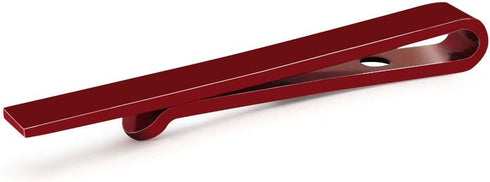 HONEY BEAR Mens Boys Skinny Tie Clip Bar for Narrow Tie Wedding Gift 4cm Red...