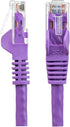 StarTech.com 20ft CAT6 Ethernet Cable - Purple CAT 6 Gigabit Ethernet Wire -650MHz 100W PoE++ RJ45 UTP Category 6 Network/Patch Cord Snagless Fluk...