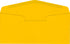 LUXPaper #10 Commercial Flap Business Envelopes | 4 1/8" x 9 1/2" | Sunflower Yellow | 80lb. Text | 50 Qty...