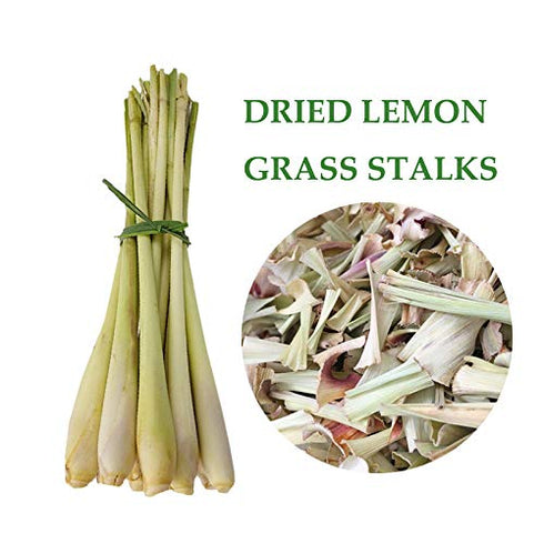 Dried Lemongrass Spice, Natural Lemon Grass Stalks, Cut & Sifted, Bulk Spice, Perfect for Tea & Seasoning (3.0 oz)...