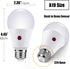 Emotionlite Dusk to Dawn Sensor Light Bulbs Outdoor, Neutral White LED Bulbs, 60 Watt Equivalent, Automatic On/Off, Porch, Patio,Garage, Hallway, ...