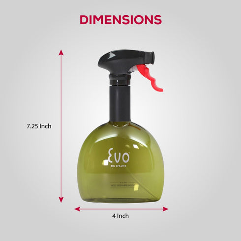 Evo Oil Sprayer Minis, Non-Aerosol for Olive, Cooking Oils, and Vinegars, 8-Ounce Capacity, 1 Each Yellow and Green...