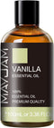 Vanilla Essential Oil, 3.38FL.OZ Pure Essential Oils with Glass Dropper, Large Volume Vanilla Oil, Perfect for Massage, DIY Candle and Soap Making...
