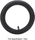 10 Inch Replacement Inner Tubes Inner Tubes 10x2 Straight Valve Tyre Inner Tube for M365 1S/LITE//PRO2 Electric Scooter Riding...