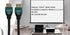 Liberty's Ultra Series Nebula with Ethernet 48G HDMI Cable 4K, 8K, and 10K Resolutions 1.0 Meter (3 Feet) Cable Length.Laptop, PC, Gaming, Project...