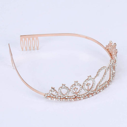 Finally 21 Rose Gold Sash and Crystal Tiara Set - 21st Birthday Party Decorations...