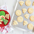 Nordic Ware 01236 Yuletide Cast Cookie Stamps, 3-inch rounds, Silver...