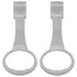 ibasenice Baby Pull up Rings, Baby Standing Walker Crib Tool Ring Pair of Universal Ring Baby playpen Crib Hook Baby Toy Bed Ring Help Baby Stand ...
