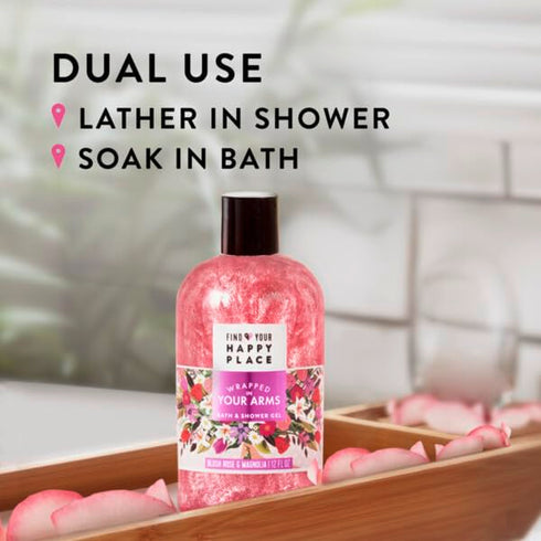 Wrapped In Your Arms Bath And Shower Gel, Blush Rose and Magnolia, 12 fl oz...