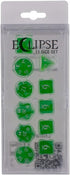Ultra PRO - Eclipse 11 Dice Set (Lime Green) - Great Dice Set for All Kinds of Card Games and Board Games Such As, DND, MTG, and RPG - UP Your Gam...