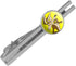 Looney Tunes Wile E Coyote Round Tie Bar Clip Clasp Tack Silver Color Plated...