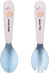 Titanium Toddler Fork and Spoon,Baby Fork Spoon set for Self Feeding,Toddler Utensils,Children's Safe Titanium material Set BPA Free, Dishwasher S...
