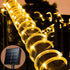 Solar String Lights Rope Lights 33ft 100 LEDs Holiday Christmas Decorations Fairy Lights (Y-H-GZD-WW)...