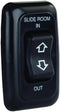 JR Products 12285 Black Single Slide-Out Switch Assembly with Bezel...