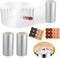 3 Pack Cake Collars 3.1 x 394inch Acetate Rolls Clear Cake Strips Transparent Mousse Cake Collar Acetate Sheet for Baking, Surrounding Edge Decora...