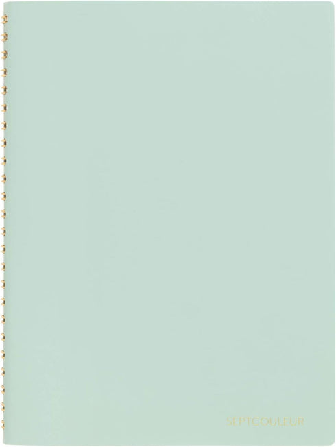 Maruman Septcouleur Lab Notebook, 8.35 x 6.22 Inches (A5), 3mm square grid, 100 sheets, Comfort Mint (N768-53)...