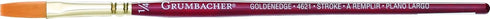 Grumbacher Goldenedge Golden Toray Stroke Watercolor Brush, Synthetic Bristles, Size 1/4" (4621.025)...