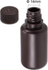 uxcell Plastic Lab Chemical Reagent Bottle 50ml/1.7oz Small Mouth Sample Sealing Liquid Storage Container Brown 5pcs...