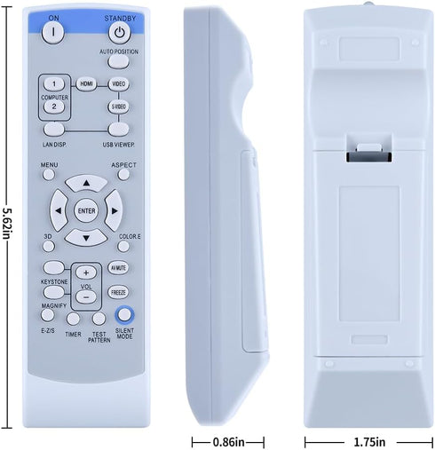 PZL New Remote Control Replacement for Mitsubishi Projector XD600U XD600U-G FD630U XD280U-G......