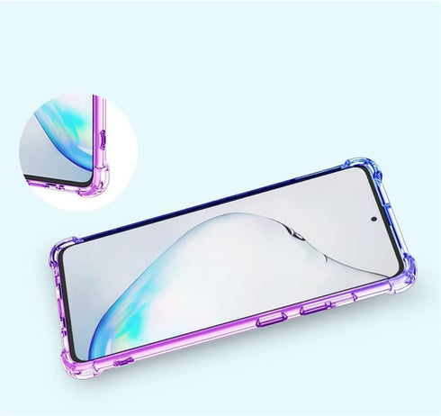 Aikukiki Case for Galaxy A25 5G,Galaxy A25 5G Case,Gradient Anti-Shock Bumper Slim TPU Case with Four Reinforced Corners Airbag Phone Case for Sam...