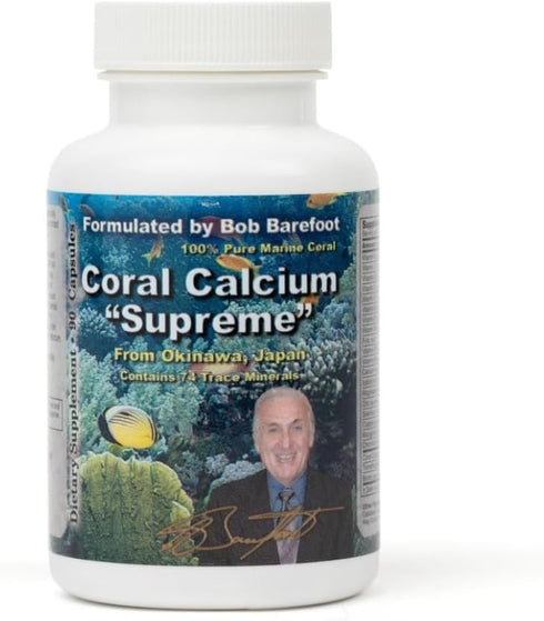 Bobs Best Coral Calcium Supreme I 100% Pure Marine Coral, 74 Trace Minerals I 90 Capsules, Pack of 1...