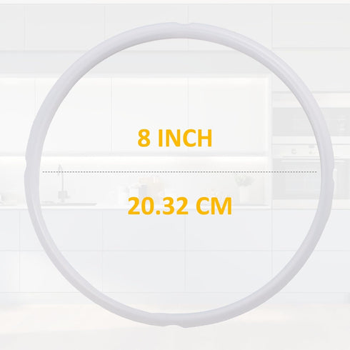 Cooker Sealing Ring for 8QT Instant Pot Replacement Parts, Pot Ring Part for Pressure Cooker, Silicone Seal Ring for iplux80, ip duo80, Smart-80, ...