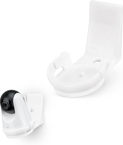 BRAINWAVZ Adheasive Wall Mount for VAVA Baby Monitor Camera (VA-IH006) Shelf - No Screws, Easy to Install, No Mess, Strong Mount Holder, White...