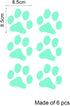 Marsway Cute Paw Print Night Luminous Removable Kids Room Wall Decal Glow in The Dark Decorative Sticker...