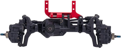 TRX4 Servo on Axle Mount, Aluminum TRX4 SOA Mount 4-Link Suspension for 1/10 RC Crawler Car, CNC Aluminum Servo Mount for Traxxas TRX4 (Black)...