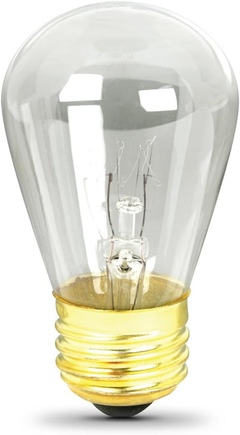 Feit Electric BP11S14 11-Watt S14 Light Bulb, Clear...