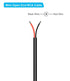 RCA to Bare Wire Speaker Cable 2 Pack,Speaker Bare Wire Cables to RCA Plugs Adapter Repair Speaker Cord for Speakers Amplifier Audio Video AV Rece...