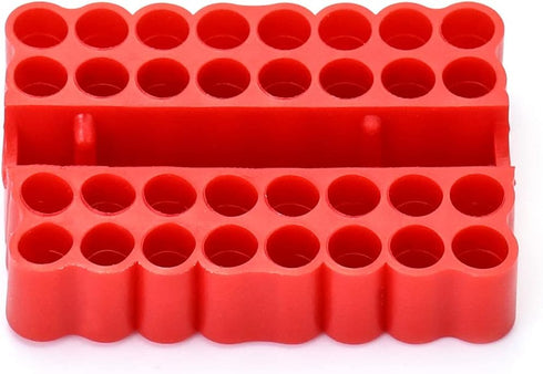 QWORK Screw Bit Holder Storage Box, 4 Pack 33 Hole Hex Bit Holder Rack...