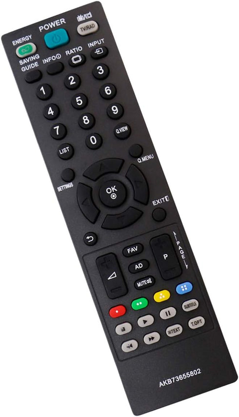 AKB73655802 Replacement Remote Control fit for LG TV 32LS3510 32LS3500 55LS4500 42CS530 47LS4500 19LS3500 22LS3500 22LT360C 26CS460 26LS3500 26LT3...