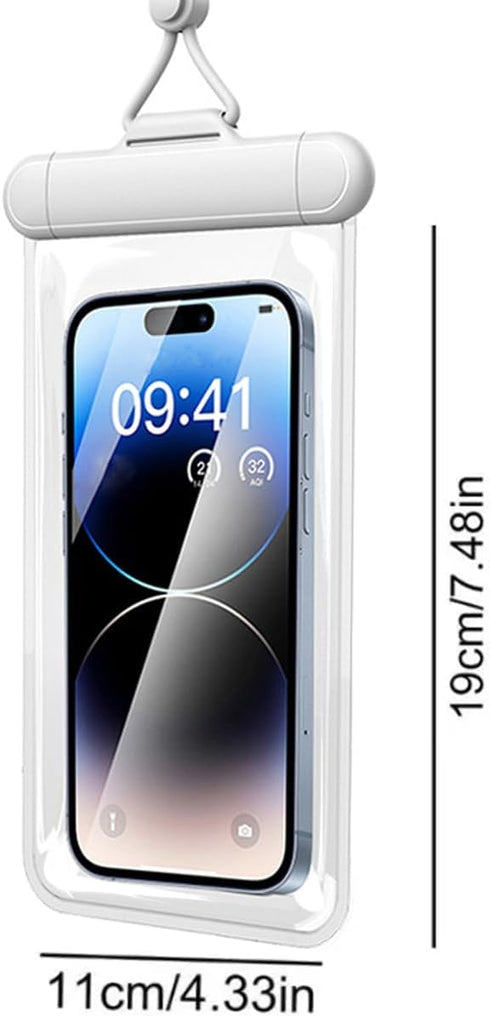 Waterproof Phone Pouch Case,Waterproof Cell Phone Dry Bag?Phone Pouch for Beach Kayaking Travel Drifting Swimming?Underwater Dry Bag for Phone Pro...