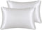 Silky Satin Toddler Pillowcases Set of 2, Super Soft Travel Pillow Covers, Small Kids Pillow Cases with Envelope Closure, 13"x 18", Ivory...