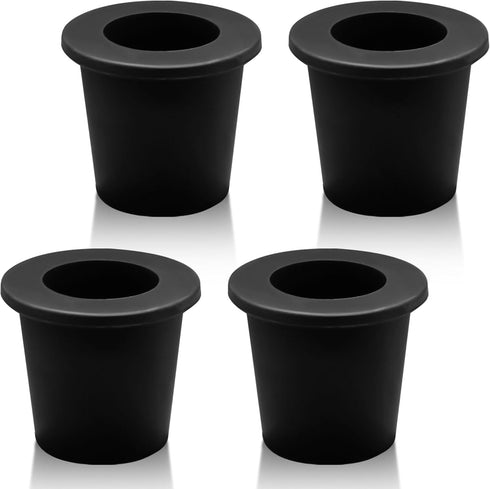 4Pcs Patio Table Umbrella Hole Ring Plug, Silicone Pool Umbrella Sleeve Stabilizer Cone Wedge, Umbrella Table Ring Hole Insert for 2-2.5 Inch Tabl...