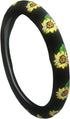 Mayco Bell Automotive Women Embroidery Cute Car Steering Wheel Cover (Sunflower)...