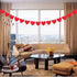 5 Pack Felt Heart Garland Banner, Love You Banner, Valentines Day Banner Decor - Valentines Decorations - Anniversary, Wedding, Birthday Party Dec...