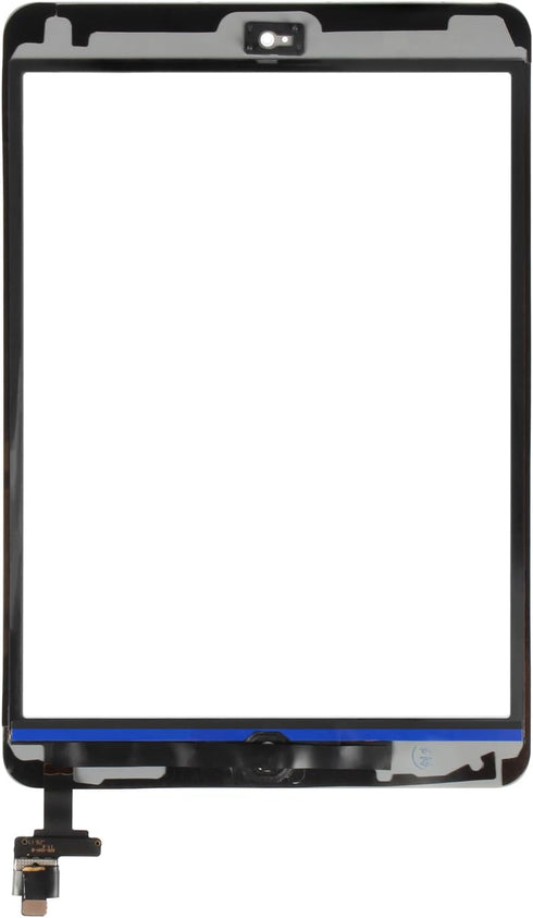 for iPad Mini 1 Touch Screen Replacement A1432 for iPad Mini 2 Digitizer Replacement A1490,A1489,A1491 Touch Screen with IC Chip,Home Button,Camer...