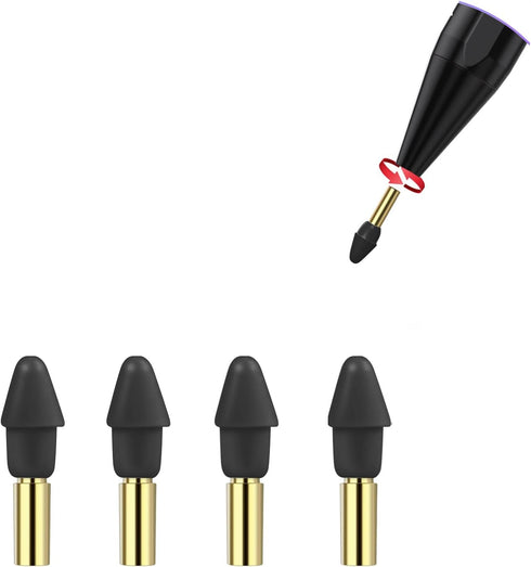 Black Replacement Tips for JAMJAKE K10 Stylus Pen (4 Pack)...