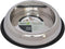 ICONIC PET 8 oz/ 1 Cup Heavy Weight Stainless Steel Elevated High Back Pet Food/Water Bowl with Removable Anti Skid Rubber Ring - Dog/Cat Feeding ...