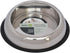 ICONIC PET 8 oz/ 1 Cup Heavy Weight Stainless Steel Elevated High Back Pet Food/Water Bowl with Removable Anti Skid Rubber Ring - Dog/Cat Feeding ...