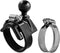 RAM Mounts RAM-B-108BU Strap Hose Clamp Ball Base with B Size 1" Ball for Rails 1" to 2.1" in Diameter...