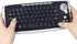 Mini Ergonomic Keyboard Trackball Air Mouse 1200dpi Function TV 2.4G Wireless Keyboard with trackball for Lapotp PC TV (Silver)...