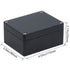2 Pack Project Box IP65 Waterproof Junction Box ABS Plastic Black Electrical Boxes DIY Electronic Project Case Power Enclosure 4.53"x3.54"x2.17"(1...