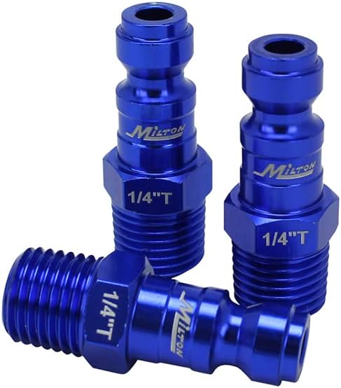 ColorFit Coupler & Plug Kit (5 Piece), T-Style 1/4" NPT Blue...